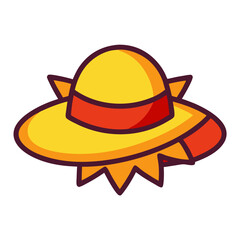 Vector illustration of a classic black felt fedora hat, a timeless fashion accessory for men