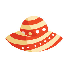 Vector illustration of a classic black fedora hat, isolated fashion accessory