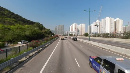 North Lantau Link Hong Kong Modern Bridge Highway View April 5, 2025