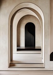 Modern Archway Hallway Design