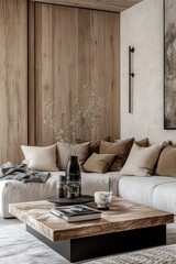 Modern Rustic Living Room Design