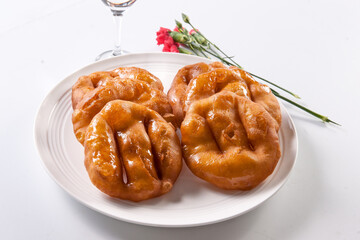 Homemade small pancakes