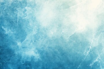 Abstract Turquoise and White Marble Texture Background with Subtle Veins and Light