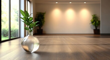 Modern Interior with Plants and Natural Light