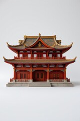Obraz premium Red Chinese Temple Miniature