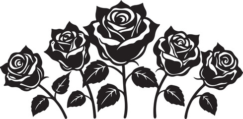 Rose flower vector seamless pattern illustration design with pink blossom and green leaf decoration