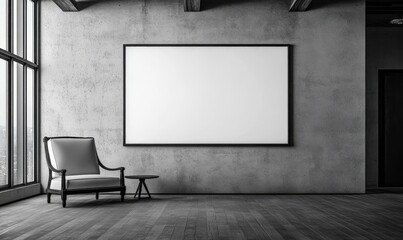 Modern Minimalist Interior Design Mockup