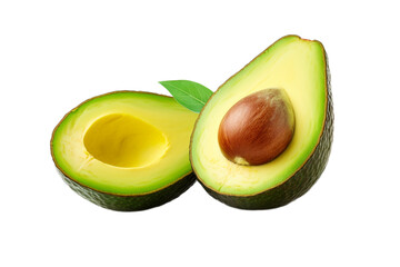 Fresh Ripe Avocados Halved Green Healthy Eat Oil  