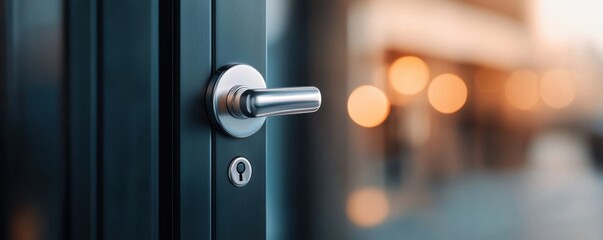 Obraz premium Enhancing security with electronic locks multifactor authentication solutions for safeguarding your property