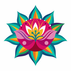 abstract flower design