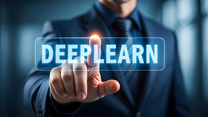 Deep learning artificial intelligence ai neural network concept