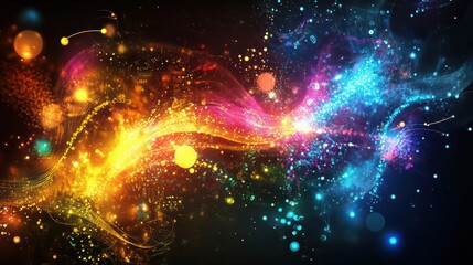 Obraz premium Abstract Energy Flow.