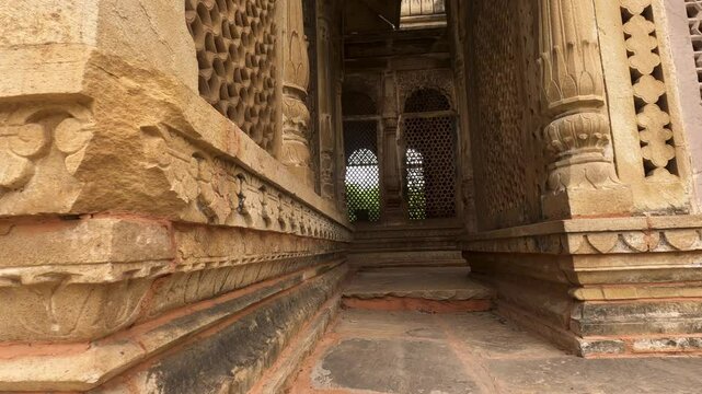 Tomb of Muhammad Ghaus, a Sufi saint in Gwalior, Madhya Pradesh, India,Tombs of Mohammed Ghaus & Tansen