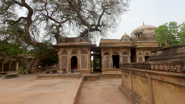 Tomb of Muhammad Ghaus, a Sufi saint in Gwalior, Madhya Pradesh, India,Tombs of Mohammed Ghaus & Tansen