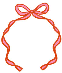 Fototapeta premium ribbon frame illustration