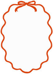 ribbon frame illustration