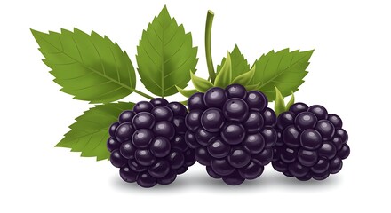 blackberries illustration
