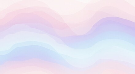 Pastel Wave Background for Cards - Soft pastel waves, gentle curves, dreamy colors, serene design, calming atmosphere. Perfect for greeting cards, scrapbooking, and projects