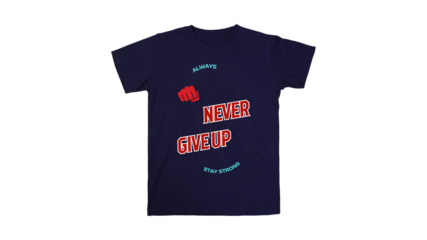 Fighter Mentality Shirt – Motivational Slogan and Icon

