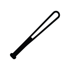Baseball bat clipart  silhouette vector Design. 