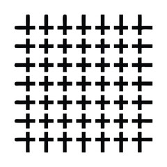 Charbagh trellis black silhouette vector Design.