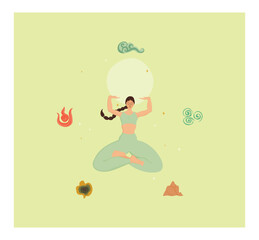 The yoga for fitness is done by all category people  