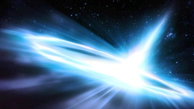 Abstract Space Background of Light-Speed Energy Burst Across the Galactic Void