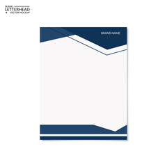 modern and abstract letterhead template