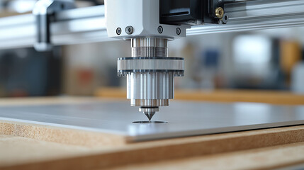 Precision laser cutting machine cutting and engraving materials with high accuracy and detail
