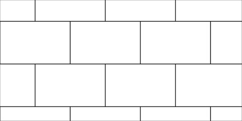 Pavement seamless mosaic stone concrete wall surface tiles. concrete subway vector block rock white brick wall texture background.	