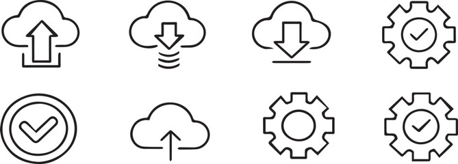 Update Sync and Version Control Icons in Line Style