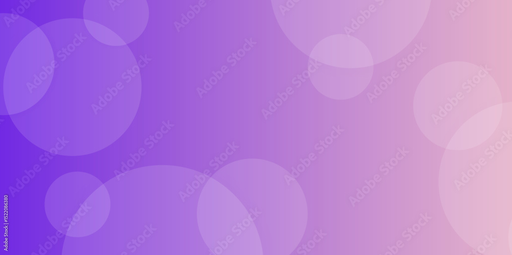 Poster purple gradient background with circle babble minimal vector background. abstract circle difference shape geometric design website landing page, banner template modern style vector illustration.	

