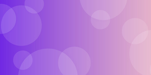purple gradient background with circle babble minimal vector background. abstract circle difference shape geometric design website landing page, banner template modern style vector illustration.	
