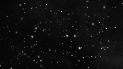 Galaxy Background with Stars and Nebula in Deep Space