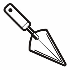 trowel isolated on white background