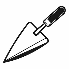 trowel isolated on white background