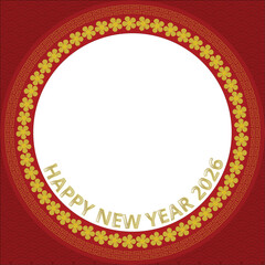 New Year Festival, Greeting Card, Bless, 
Happiness, Celebrate, Send Happiness