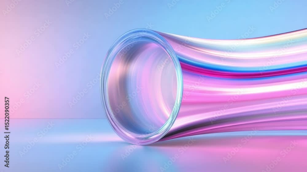 Poster abstract flow: a mesmerizing display of light and form, where vibrant colors intertwine, suggesting 