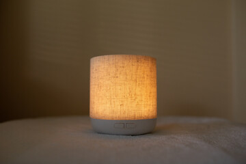 Essential oil diffuser in minimalist space