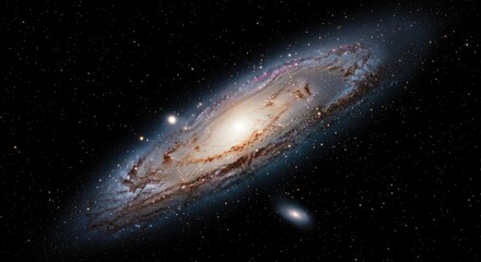 Fototapeta premium Spiral galaxy in deep space