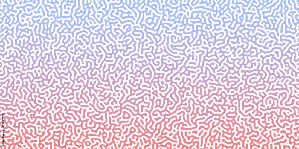 Aufkleber turing abstract pattern, suitable for any business. pink blue gradient color diffusion reaction seam