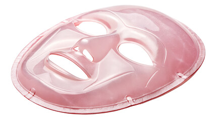 Hydrating facial mask skincare treatment beauty product pink color cosmetic accessory rejuvenation relaxation self care