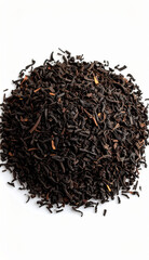 Fototapeta premium Aromatic Black Tea Leaves High Quality Dried Tea for Brewing Delicious Beverages