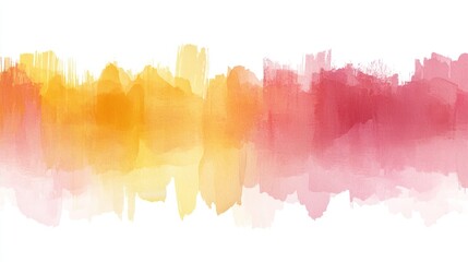 Abstract watercolor horizontal bands, vibrant colors, artistic design, background