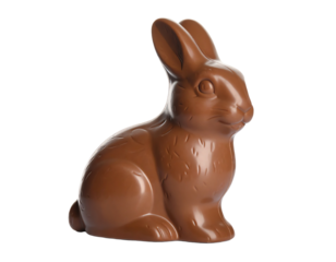 Delicious chocolate bunny for festive celebrations.