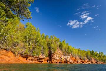 Obraz premium Close-Up View of Meyers Beach Sea Caves