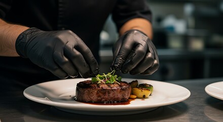 Gourmet Steak Preparation: A Chef's Precision in Culinary Excellence