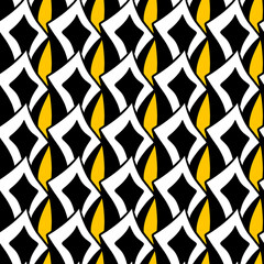 seamless pattern of abstract geometric shapes