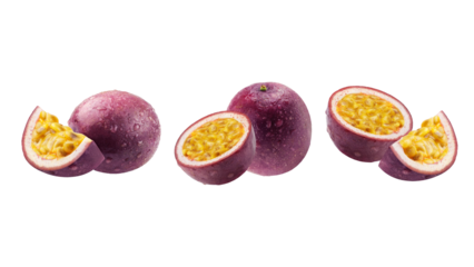 passion fruit isolated on transparent background
