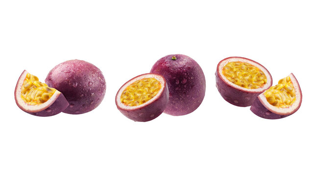 passion fruit isolated on transparent background